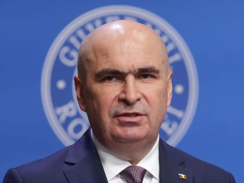 Ilie Bolojan prezentând în premieră măsurile fiscale - Foto: INQUAM PHOTOS/George Călin