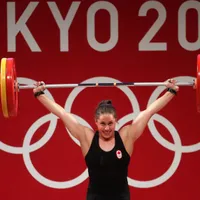 JO Tokyo: Halterofila canadiană Maude Charron, campioană olimpică la categoria 64 kg. / Foto: eminetracanada.com