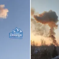 Apărarea antiaeriană rusă și-a doborât propriul avion de vânătoare deasupra Donețkului - Foto: Twitter/ @Yzb_frambuazl