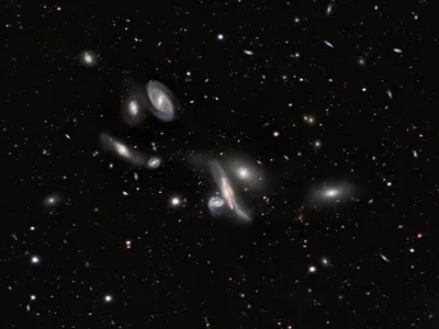 A fost realizată cea mai mare hartă 2D a Universului - Foto: DESI Legacy Imaging Surveys