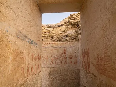Mormântul din Egipt vechi de 4.400 de ani - Foto: Ministry of Tourism and Antiquities