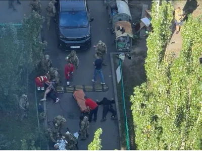 Schimb de focuri între membri a două servicii secrete ucrainene, soldat cu trei răniți - Foto: Telegram/Astra