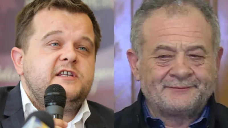 Tudor și Dumitru Buzatu - Foto: Colaj