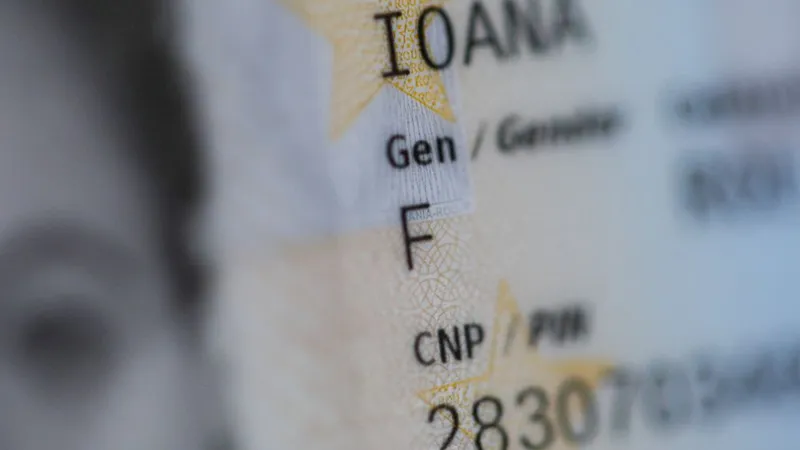 Cu ce se schimbă CNP-ul şi codul digital de identificare al unei persoane fizice - Foto: INQUAM PHOTOS/Octav Ganea