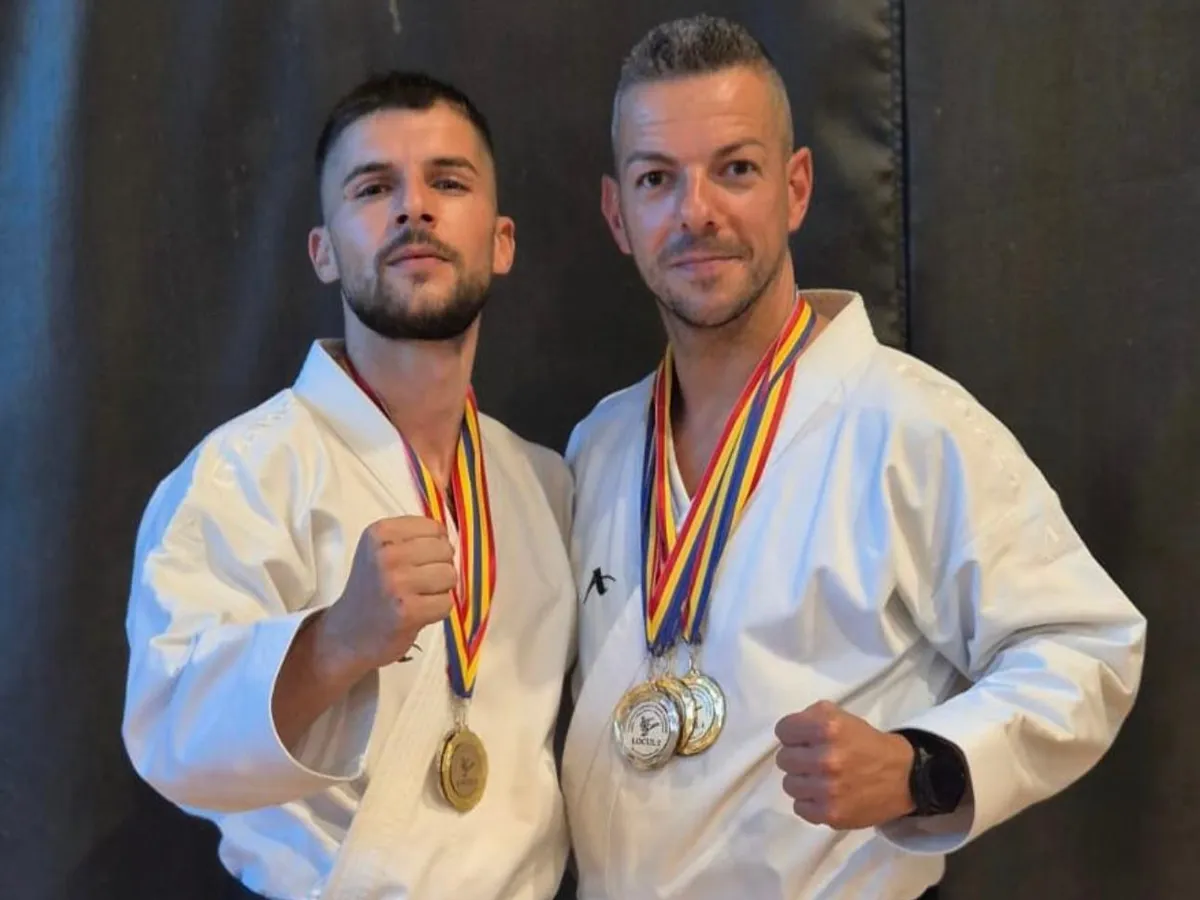 Polițiști campioni karate Foto: IPJ Galați