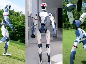 Chinezii de la Unitree au lansat un robot umanoid la un preț șoc de 6.000 $. Ce știe să facă? - Foto: Unitree / colaj