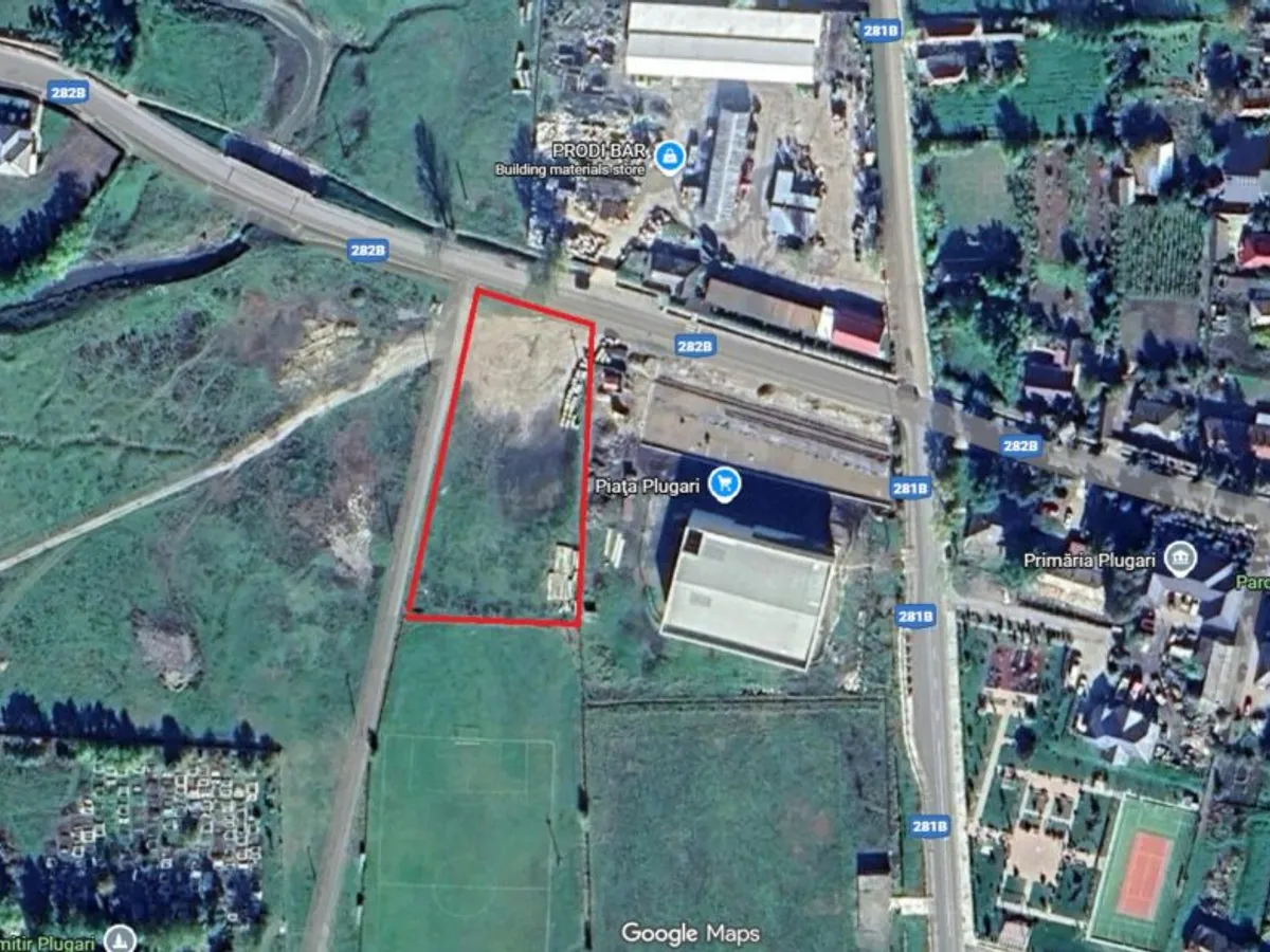 Teren de 3.600 mp în centrul comunei concesionat în timp record firmei fostei soții a primarului