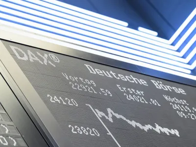 Evoluţia indicelui Dax, la Bursa Germană, de la Frankfurt pe Main - Foto: Profimedia Images