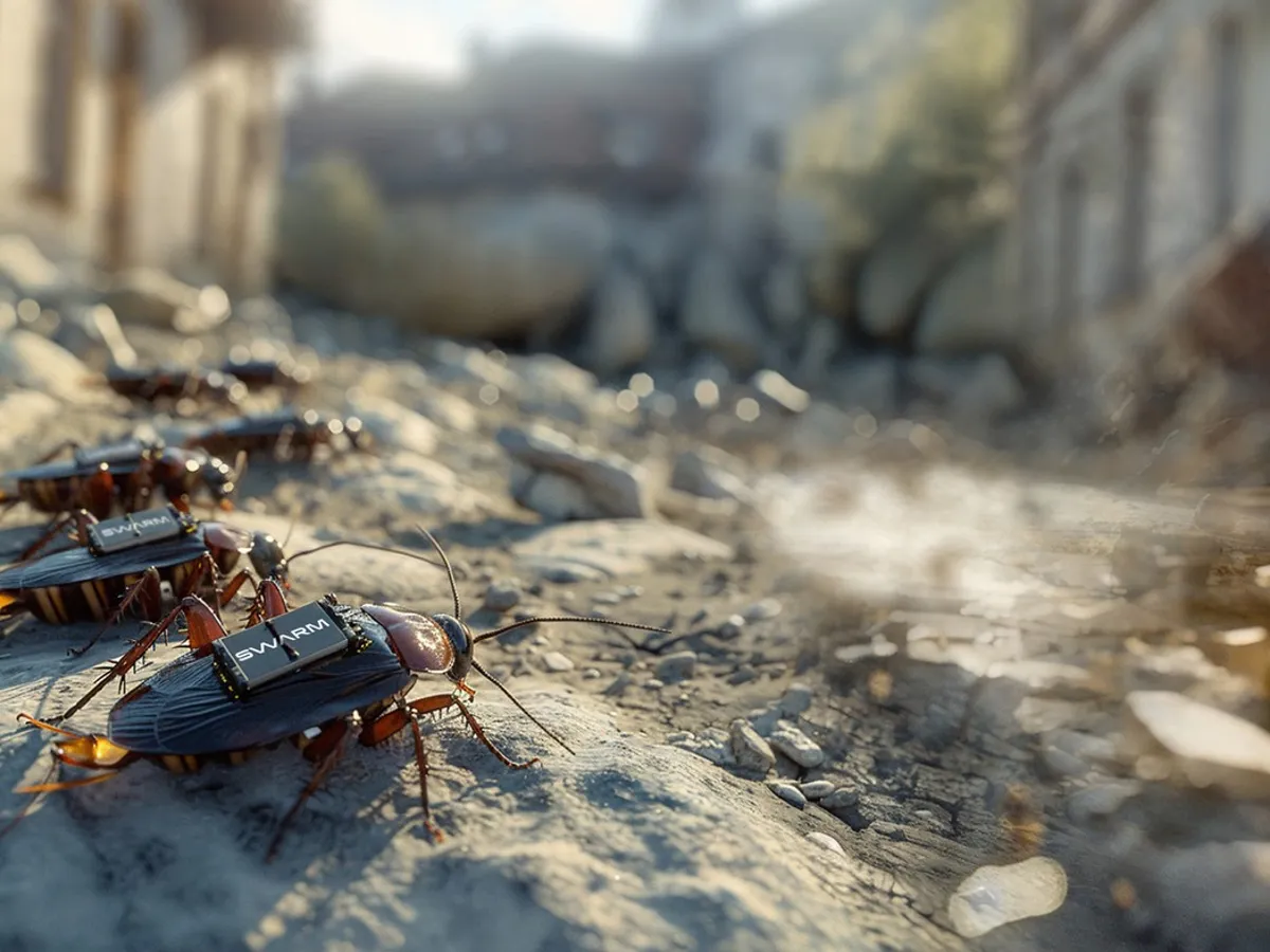 Insectele cyborg, noua armă a NATO. Scotocesc clădirile și tunelurile în căutare de inamici