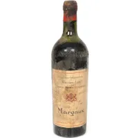 Vin din meniul celebrului tren transcontinental Orient Express, Margaux, 1955