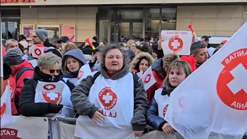 Sute de medici amenință cu greva generală Foto: Facebook/ Federația Sanitas