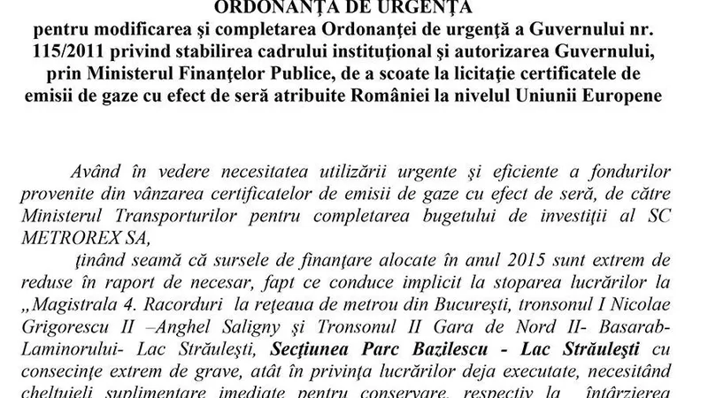 Fostul premier Victor Ponta scria, în 2015, că linia de metrou spre aeroport nu va fi finalizată