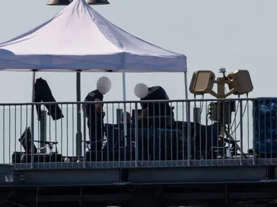 Sisteme contra dronelor montate la Leipzig - Foto: Profimedia Images