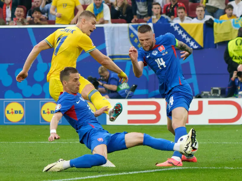 EURO 2024 S-a terminat partida Slovacia - România. Scorul complică situația României - Foto: Profimedia Images