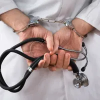 Medic încătușat, imagine cu caracter ilustrativ - Foto: Profimedia Images