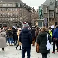 Proteste față de măsurile anti-Covid în toată Europa. 100.000 de francezi au ieșit în stradă. Captură TVR