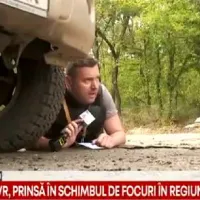 Reporterul TVR Alex Costache - Foto: Captură video TVR
