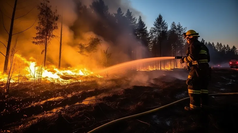 Incendiu de pădure în Valea Prahovei. Pompierii intervin de urgență pentru lichidarea focarelor - Foto: Profimedia images - Caracter ilustrativ