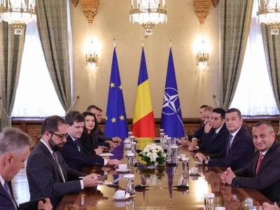 Negocieri la Cotroceni între Nicușor dan și lideri politici - Foto: INQUAM PHOTOS / Octav Ganea
