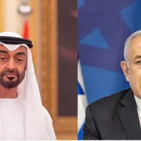 Mohammed Bin Zayed și Netanyahu/Foto: timesofisrael