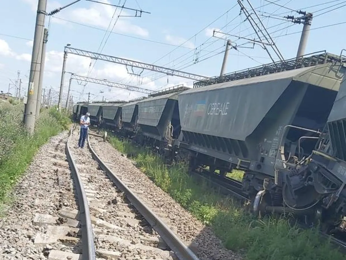 Haos pe calea ferată București - Constanța/Foto: cfr infrastructura