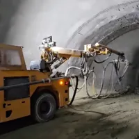 VIDEO Cum arată primul tunel săpat în munte pe Autostrada Sibiu - Pitești. Ce termen are? - Foto: Captură video/ Facebook