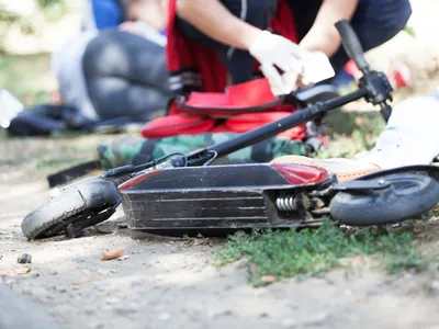 Accident trotineta electrică - Foto: Profimedia Images (Imagine cu rol ilustrativ)