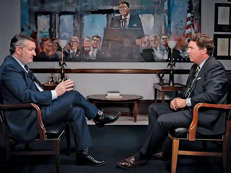 Tucker Carlson și Ted Cruz