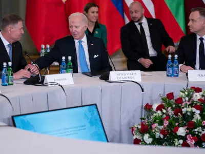 Președintele Iohannis și Joe Biden - Foto: Profimedia