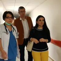 Sorina Pintea, la Spitalul Județean Constanța. Foto News.ro