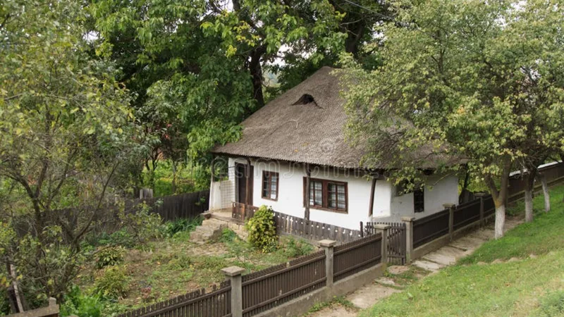 Casa lui Moș Ion Roată - Foto: Wikimedia Commons