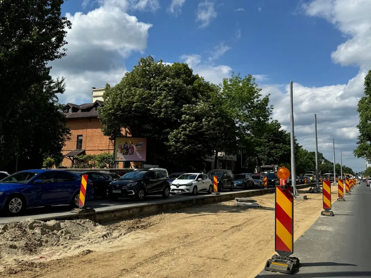 Stadiul lucrărilor de reabilitare a liniei tramvaiului 5 din București. Gata în februarie 2025? - Foto: Facebook/Asociatia Metrou Usor
