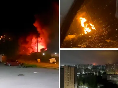 Atac ucrainean cu drone în Rusia - Foto: X/@CharlesRume