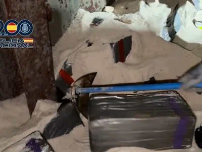 Cea mai mare captură de cocaină din Spania - Foto: captură video / Reuters