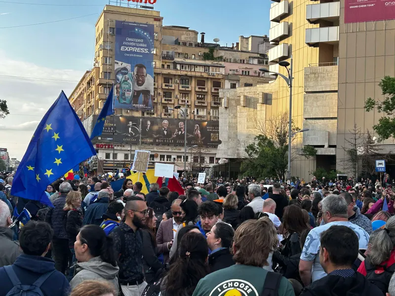 FOTO Mitinguri de amploare pro-Europa în București și în marile orașe, de 9 mai, Ziua Europei - FOTO: Newsweek (imagine cu rol ilustrativ)
