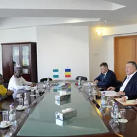 Președintele CCIR, Mihai Daraban, s-a întâlnit cu E.S. Safiya Ahmad Nuhu, ambasador al Republicii Federale Nigeria  Foto: CCIR