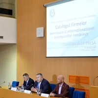 Mihai Daraban, președintele CCIR, a explicat cum va ajuta „Catalogul Firmelor" promovarea companiilor românești în străinătate Foto: NWR