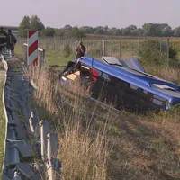Accident grav în Croația- Foto: HTV/HRT