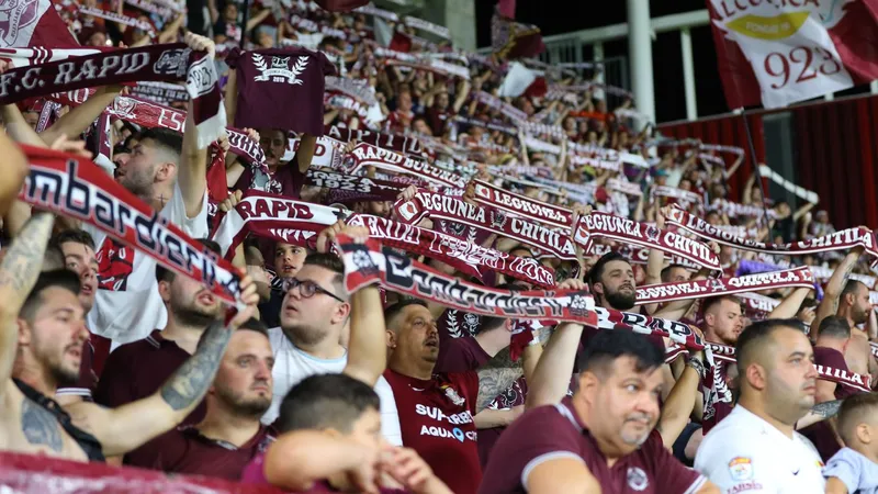 Rapid, măsuri dure, după ce s-a aflat că un jucător de la Voluntari paria şi pe jocurile echipei lui - Foto: Inquam Photos / Stefan Constantin