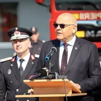 Generalul Dan Paul Iamandi și Raed Arafat/FOTO: IGSU
