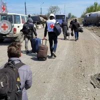 Următoarea etapă a evacuării uzinei siderurgice Azovstal este în desfășurare, anunță Kievul/FOTO:  Twitter/@AsiaWorldNews4u
