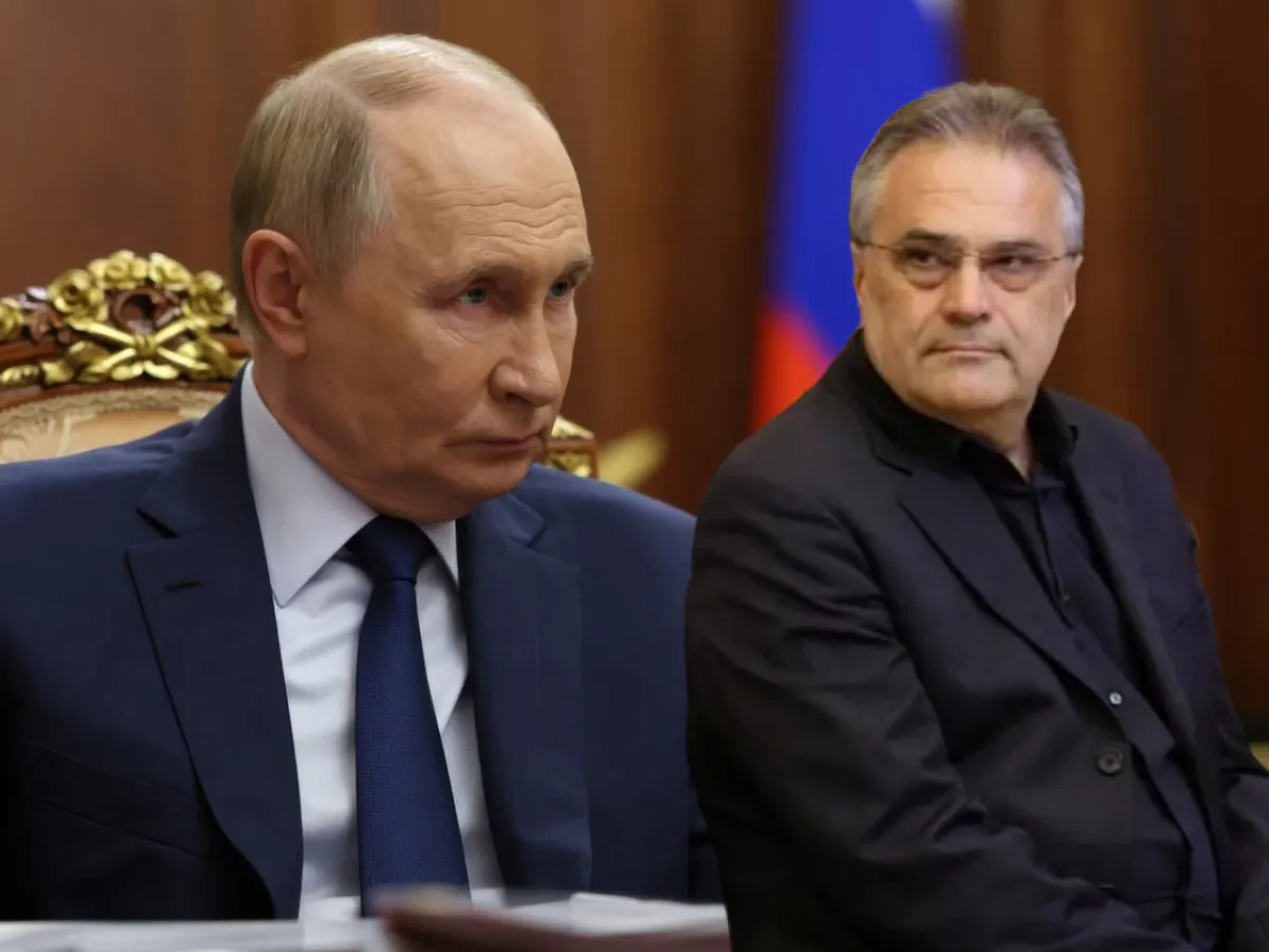 Vladimir Putin și Egisto Ott - Foto: Profimedia images