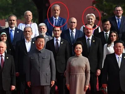 Adrian Năstase și Viorica Dăncilă, fotografiați alături de dictatorii lunii în China - Foto: Profimedia Images