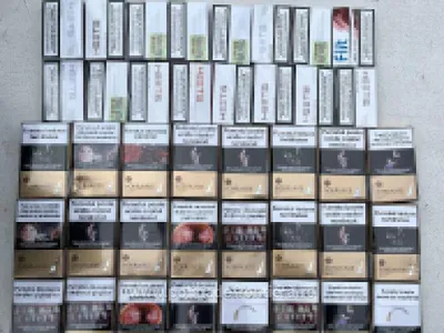 Peste 16.000.000 de ţigarete şi aproape 500 de kilograme de tutun au fost descoperite de poliţişti - FOTO: Poliția de Frontieră