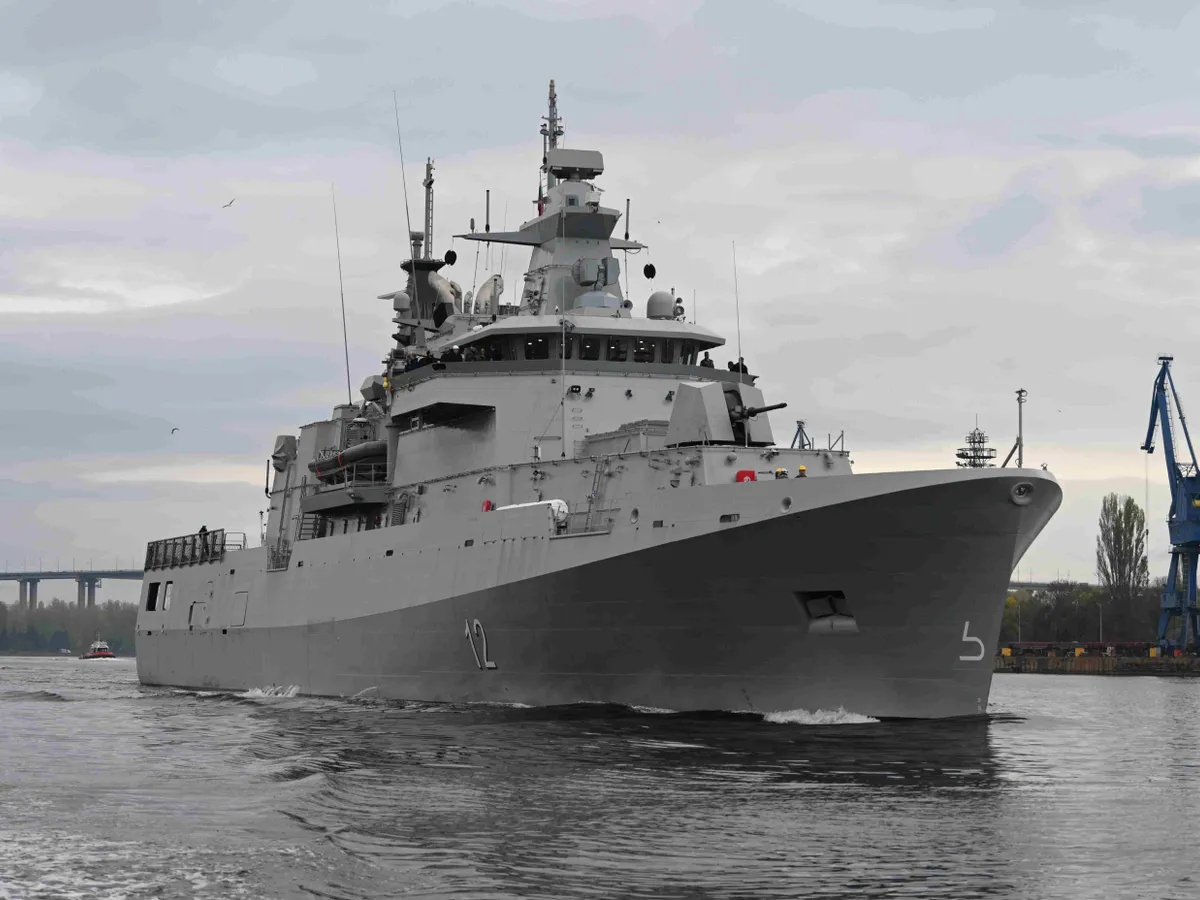 Nava „Hrabri” - FOTO Ministerul Apărării Bulgaria