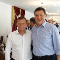 Șerban Nicolae și fostul dinamovist Dorinel Munteanu/FOTO: facebook.com