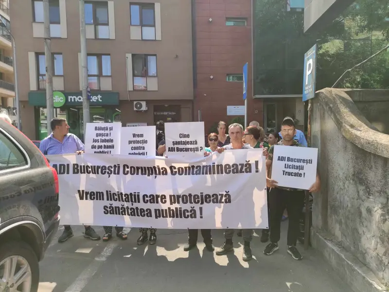 Protest ADI București - Foto credit: Monitorul de București