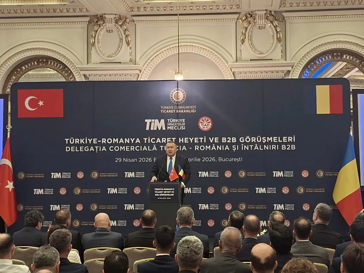 Președintele Camerei de Comerț și Industrie a României, Mihai Daraban, a participat la ceremonia de deschidere a evenimentului „Delegația Comercială și Întâlnirile de Afaceri Turcia–România” Foto: CCIR