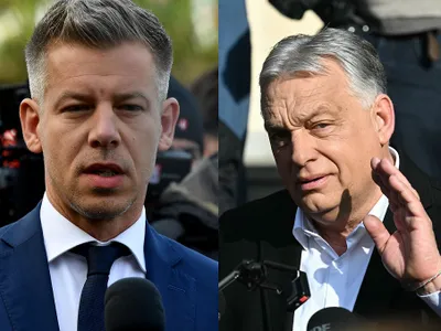 Peter Magyar și Viktor Orban - Foto: Profimedia images (colaj)