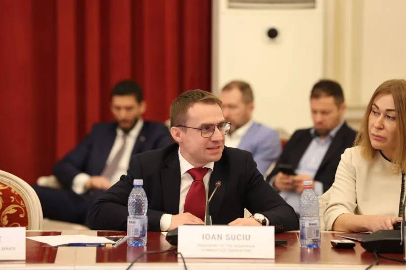 Ioan Suciu, președintele Federației Rom&acirc;ne de Gimnastică Foto: Diplomacy 360